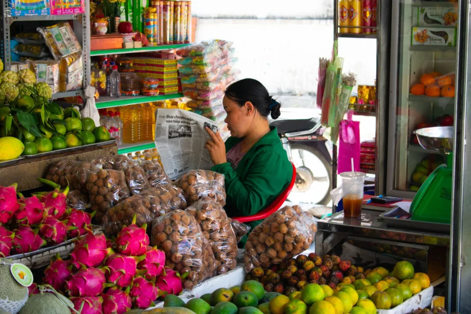 Cửa hàng tạp hoá của Mái Hiên Di Động Tân Trường Thành